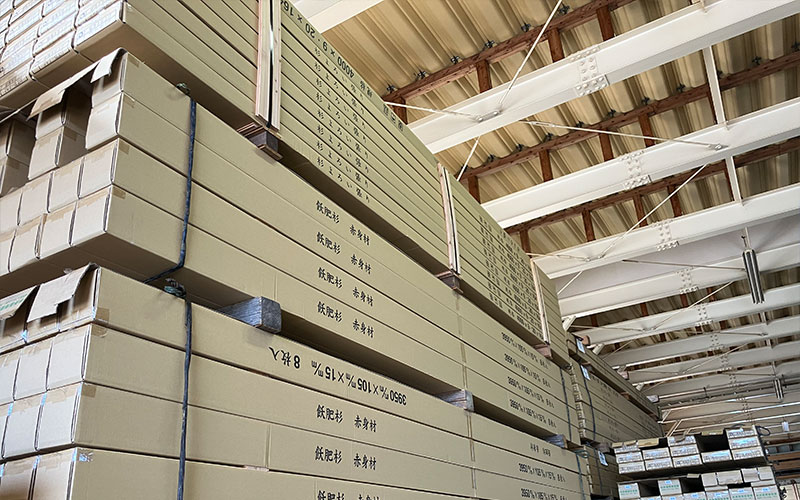 Paneling and flooring products prepared prior to shipping