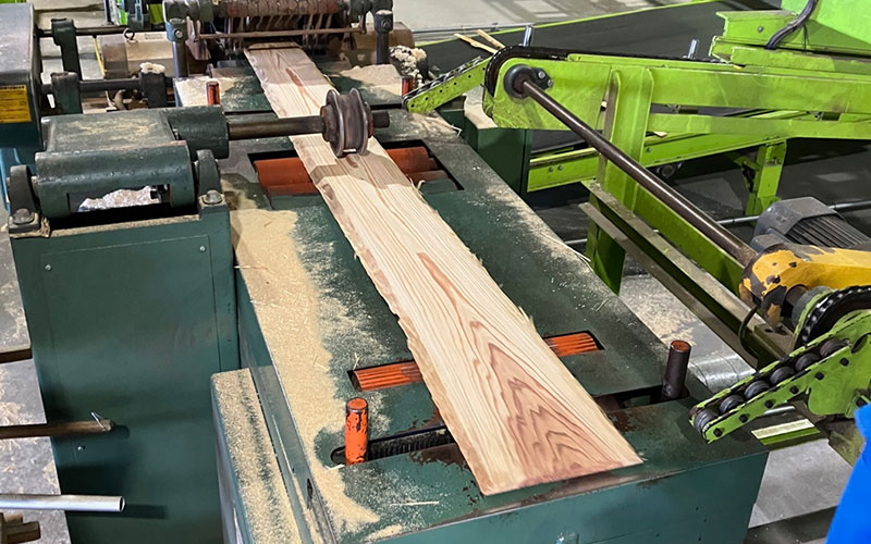 Edge trimming process